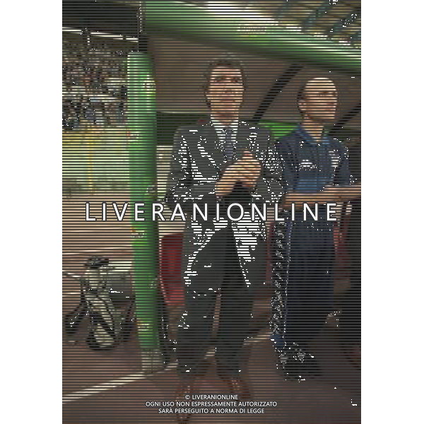 05-06 1999 BOLOGNA STADIO DALL\'ARA ITALIA GALLES NELLA FOTO DINO ZOFF ALLENATORE NAZIONALE ITALIANA CON FRANCESCO ROCCA AG ALDO LIVERANI SAS