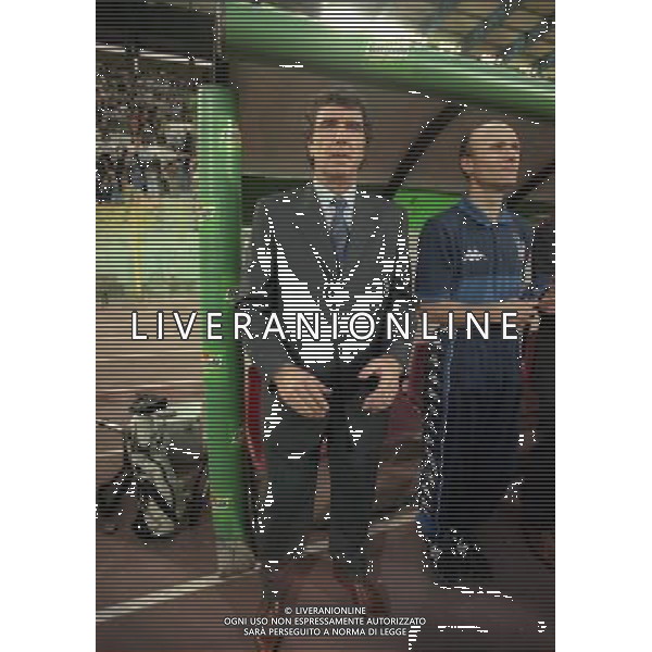 05-06 1999 BOLOGNA STADIO DALL\'ARA ITALIA GALLES NELLA FOTO DINO ZOFF ALLENATORE NAZIONALE ITALIANA CON FRANCESCO ROCCA AG ALDO LIVERANI SAS