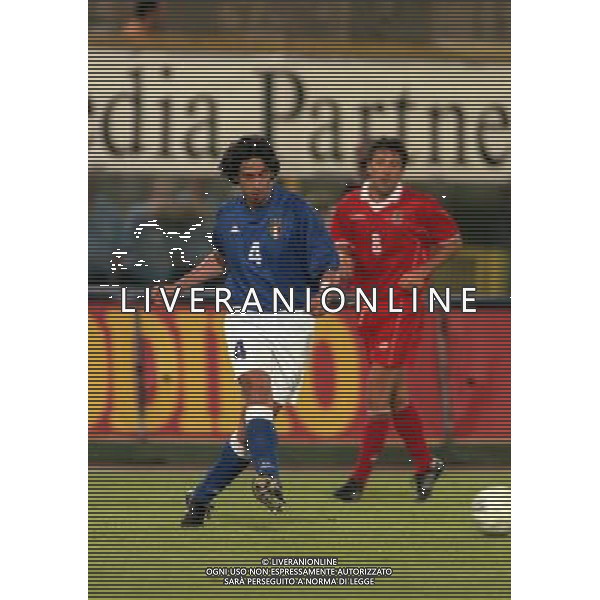 05-06 1999 BOLOGNA STADIO DALL\'ARA ITALIA GALLES NELLA FOTO DEMETRIO ALBERTINI AG ALDO LIVERANI SAS