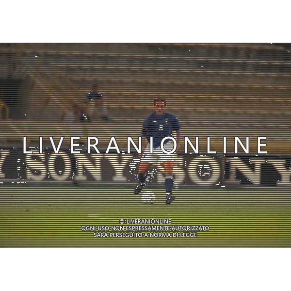 05-06 1999 BOLOGNA STADIO DALL\'ARA ITALIA GALLES NELLA FOTO ANTONIO CONTE AG ALDO LIVERANI SAS