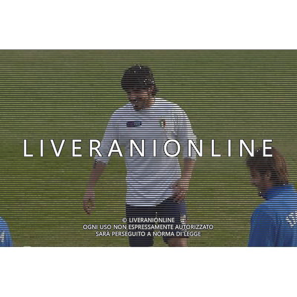 COVERCIANO 22/03/05 ALLENAMENTO DELLA NAZIONALE NELLA FOTO GATTUSO GENNARO PH GIANNI NUCCI/AG.ALDO LIVERANI