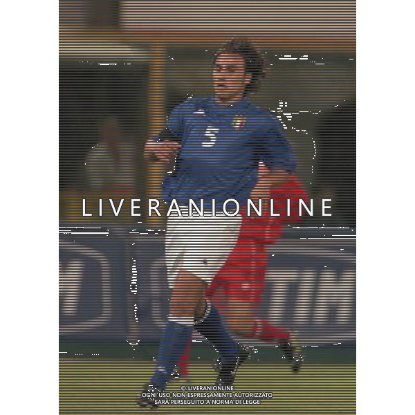 05-06 1999 BOLOGNA STADIO DALL\'ARA ITALIA GALLES NELLA FOTO FABIO CANNAVARO AG ALDO LIVERANI SAS