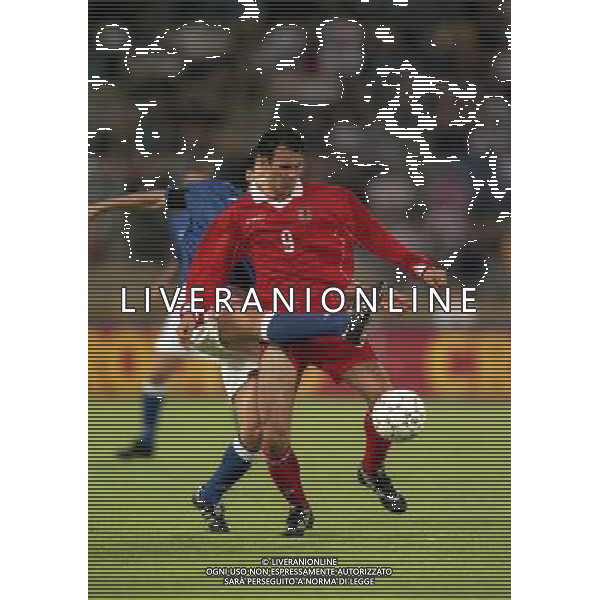 05-06 1999 BOLOGNA STADIO DALL\'ARA ITALIA GALLES NELLA FOTO RYAN GIGGS AG ALDO LIVERANI SAS