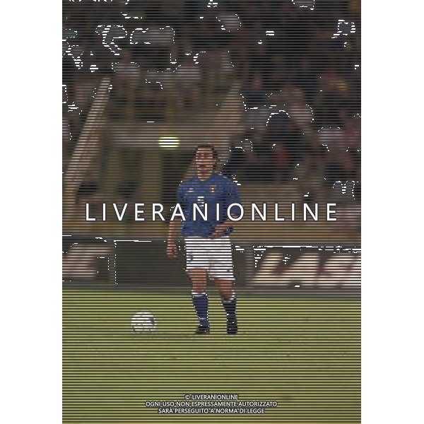 05-06 1999 BOLOGNA STADIO DALL\'ARA ITALIA GALLES NELLA FOTO FABIO CANNAVARO AG ALDO LIVERANI SAS