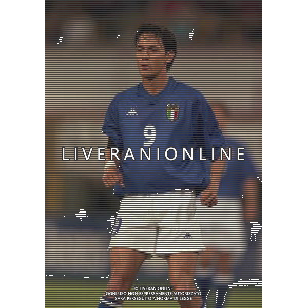 05-06 1999 BOLOGNA STADIO DALL\'ARA ITALIA GALLES NELLA FOTO FILIPPO INZAGHI AG ALDO LIVERANI SAS