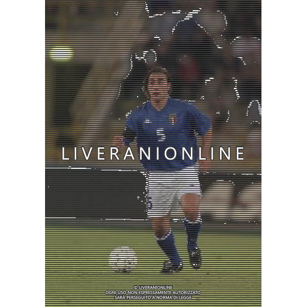 05-06 1999 BOLOGNA STADIO DALL\'ARA ITALIA GALLES NELLA FOTO FABIO CANNAVARO AG ALDO LIVERANI SAS