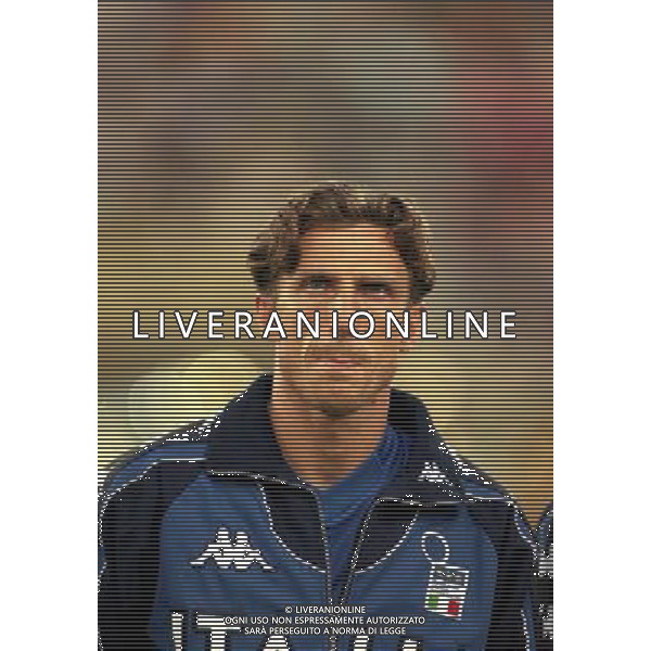 05-06 1999 BOLOGNA STADIO DALL\'ARA ITALIA GALLES NELLA FOTO EUSEBIO DI FRANCESCO AG ALDO LIVERANI SAS