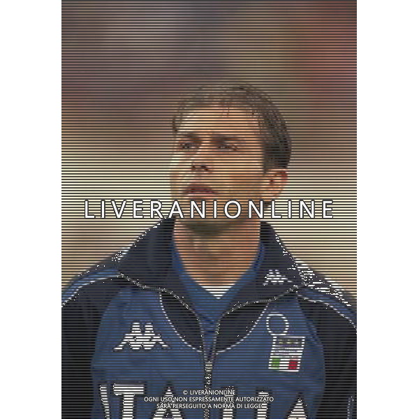 05-06 1999 BOLOGNA STADIO DALL\'ARA ITALIA GALLES NELLA FOTO ANTONIO CONTE AG ALDO LIVERANI SAS