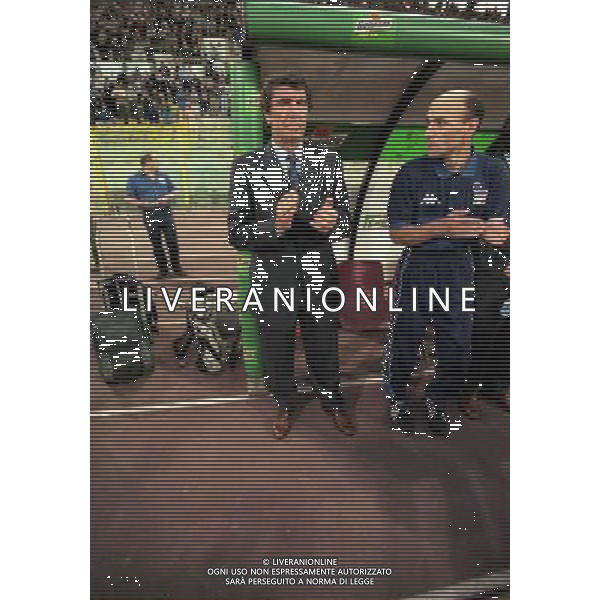 05-06 1999 BOLOGNA STADIO DALL\'ARA ITALIA GALLES NELLA FOTO DINO ZOFF ALLENATORE ITALIA CON FRANCESCO ROCCA AG ALDO LIVERANI SAS