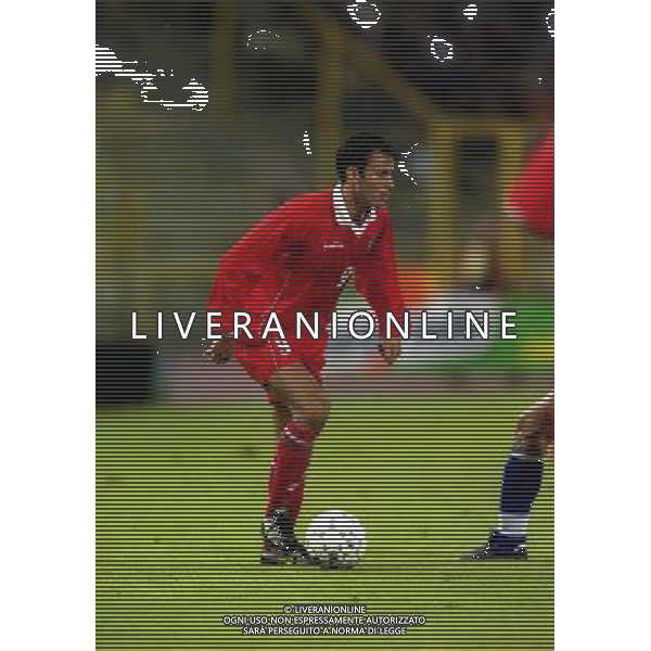 05-06 1999 BOLOGNA STADIO DALL\'ARA ITALIA GALLES NELLA FOTO RYAN GIGGS AG ALDO LIVERANI SAS