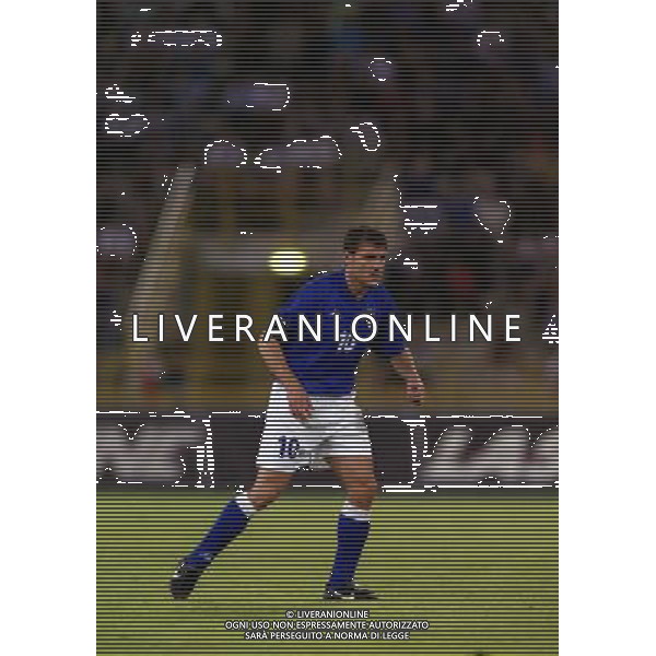 05-06 1999 BOLOGNA STADIO DALL\'ARA ITALIA GALLES NELLA FOTO CHRISTIAN VIERI AG ALDO LIVERANI SAS