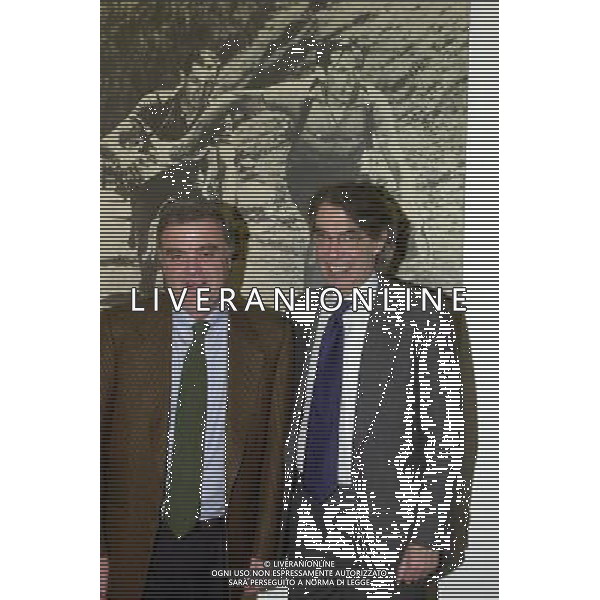 MILANO, 12-02-03 DFP/MARCO DE PONTI MASSIMO MORATTI IN GAZZETTA DELLO SPORT CON IL DIRETTORE PIETRO CALABRESE AG ALDO LIVERANI SAS
