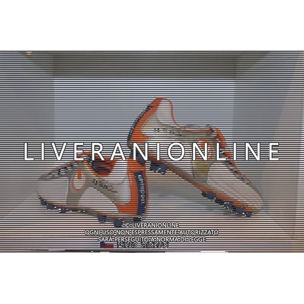 Milano, ( MI ) 15/12/2016 Galleria Vittorio Emanuele II, Inaugurazione Museo Internazionale del Calcio \' La Stringa d\'Oro \' Nella foto: Le scarpe di Pavel Nedved (scarpini) PH Lauro Montagnini / AGENZIA ALDO LIVERANI SAS