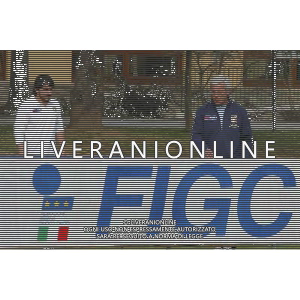 COVERCIANO 22/03/05 ALLENAMENTO DELLA NAZIONALE NELLA FOTO LIPPI MARCELLO CON GATTUSO GENNARO PH GIANNI NUCCI/AG.ALDO LIVERANI