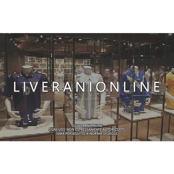 Milano, ( MI ) 15/12/2016 Galleria Vittorio Emanuele II, Inaugurazione Museo Internazionale del Calcio \' La Stringa d\'Oro \' Nella foto: Magliette dei calciatori PH Lauro Montagnini / AGENZIA ALDO LIVERANI SAS