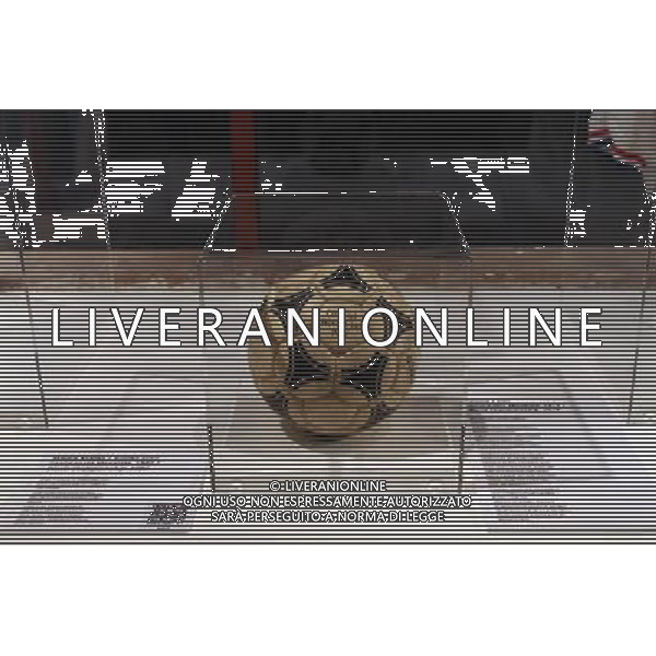 Milano, ( MI ) 15/12/2016 Galleria Vittorio Emanuele II, Inaugurazione Museo Internazionale del Calcio \' La Stringa d\'Oro \' Nella foto: Pallone del campionato mondiale 1978 PH Lauro Montagnini / AGENZIA ALDO LIVERANI SAS