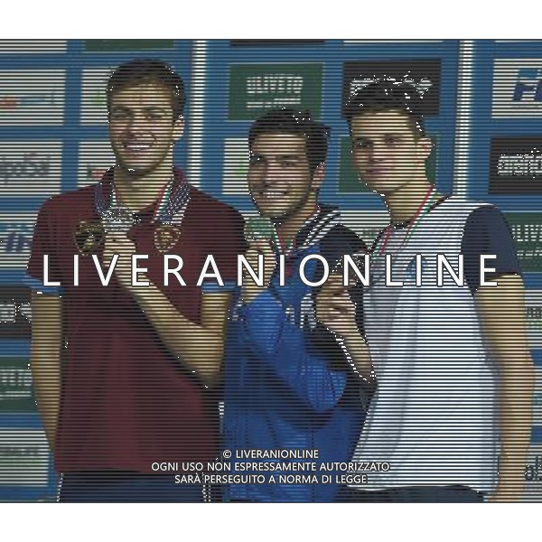 Campionato Italiano Invernale Open di Nuoto Riccione (RN) - 16.12.2016 Nella Foto:Gabriele Detti-Gregorio Paltrinieri-Matteo Ciampi /Ph.Vitez-Ag. Aldo Liverani