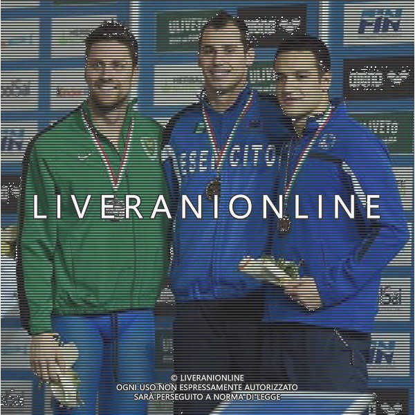 Campionato Italiano Invernale Open di Nuoto Riccione (RN) - 16.12.2016 Nella Foto:Piero Codia-Luca Dotto-Andrea Farru /Ph.Vitez-Ag. Aldo Liverani