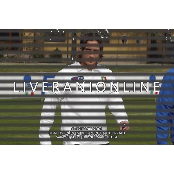 COVERCIANO 22/03/05 ALLENAMENTO DELLA NAZIONALE NELLA FOTO TOTTI FRANCESCO PH GIANNI NUCCI/AG.ALDO LIVERANI