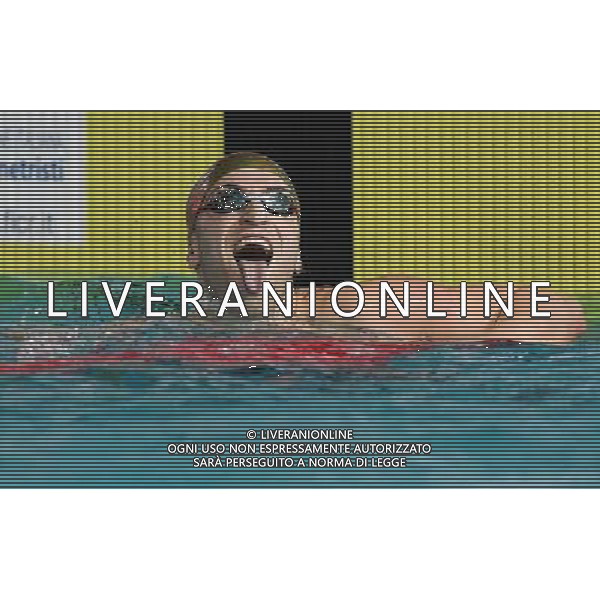 Campionato Italiano Invernale Open di Nuoto Riccione (RN) - 16.12.2016 Nella Foto:Ciccarese Christopher festeggia la vittoria /Ph.Vitez-Ag. Aldo Liverani