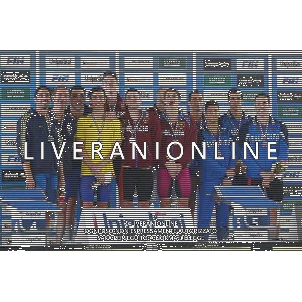 Nuoto Campionato Italiano Open Invernale 17/12/2016 nella foto: PODIO STAFFETTA MASCHILE Â©Claudio Zamagni/Agenzia Aldo Liverani s.a.s. / AGENZIA ALDO LIVERANI SAS