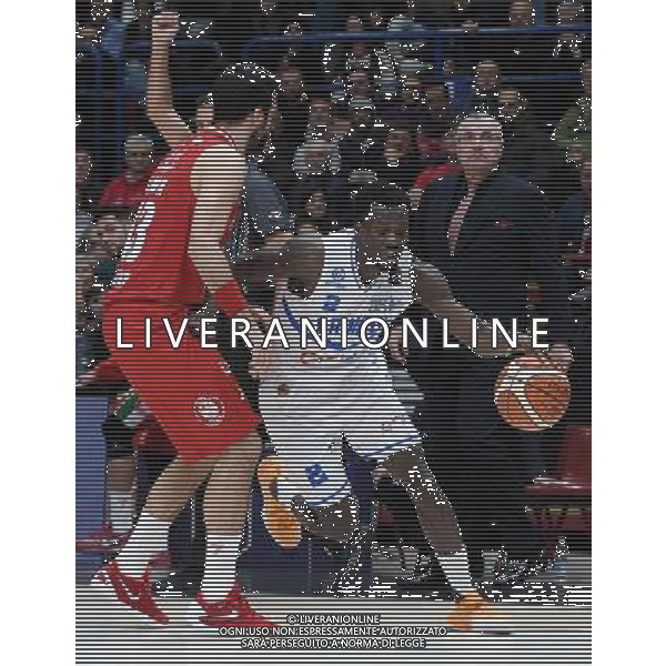 LBA Lega Basket Serie A 2016/2017 12a Giornata Milano - 18.12.2016 EA7 Emporio Armani Milano-Enel Brindisi Nella Foto:Scott Durand - Simon Krunoslav /Ph.Vitez-Ag. Aldo Liverani