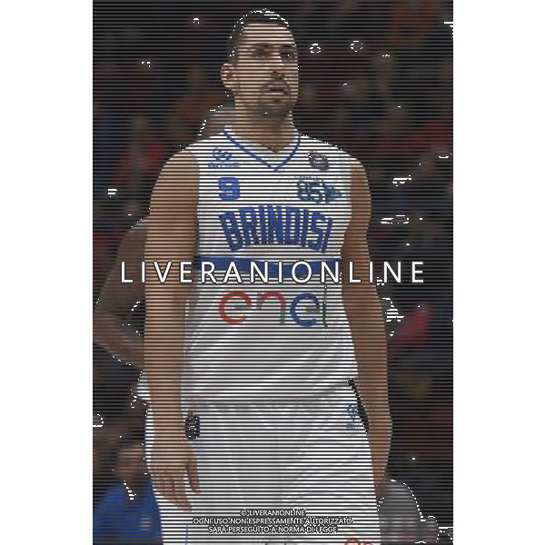 LBA Lega Basket Serie A 2016/2017 12a Giornata Milano - 18.12.2016 EA7 Emporio Armani Milano-Enel Brindisi Nella Foto:Cardillo Marco /Ph.Vitez-Ag. Aldo Liverani