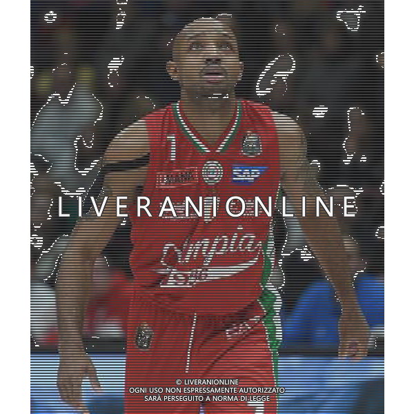 LBA Lega Basket Serie A 2016/2017 12a Giornata Milano - 18.12.2016 EA7 Emporio Armani Milano-Enel Brindisi Nella Foto:Hickman Richard /Ph.Vitez-Ag. Aldo Liverani