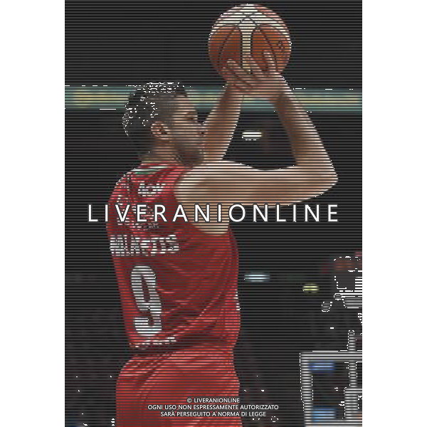 LBA Lega Basket Serie A 2016/2017 12a Giornata Milano - 18.12.2016 EA7 Emporio Armani Milano-Enel Brindisi Nella Foto:Kalnietis Mantas /Ph.Vitez-Ag. Aldo Liverani
