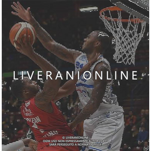 LBA Lega Basket Serie A 2016/2017 12a Giornata Milano - 18.12.2016 EA7 Emporio Armani Milano-Enel Brindisi Nella Foto:McLean Jamel - M\'Baye Amath /Ph.Vitez-Ag. Aldo Liverani