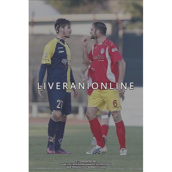 SANTARCANGELO vs ALBINOLEFFE Campionato Lega Pro 19Âª giornata Girone B 18/12/2016 nella foto: MERINI E MAGLI Â©CLAUDIO ZAMAGNI/AGENZIA ALDO LIVERANI S.A.S.