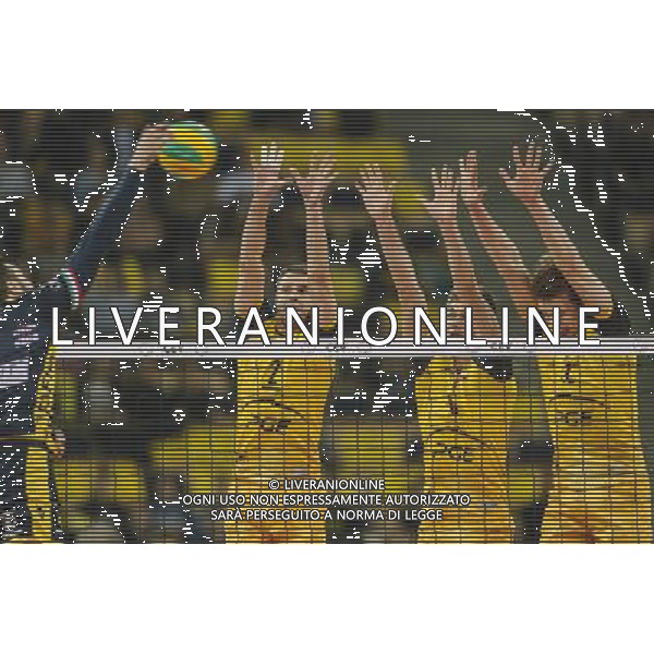 20.12.2016 LODZ , ATLAS ARENA , 2017 CEV LIGA MISTRZOW SIATKOWKA MEZCZYZN ( 2017 CEV VOLLEYBALL CHAMPIONS LEAGUE MEN ) MECZ (GAME) PGE SKRA BELCHATOW - AZIMUT MODENA NZ MARIUSZ WLAZLY, KAROL KLOS, ARTUR SZALPUK FOTO RADOSLAW JOZWIAK / CYFRASPORT / NEWSPIX.PL --- Newspix.pl ag aldo liverani sas only italy *** Local Caption *** www.newspix.pl mail us: info@newspix.pl call us: 0048 022 23 22 222 --- Polish Picture Agency by Ringier Axel Springer Poland