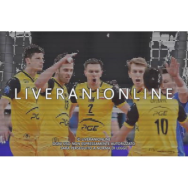 2016.12.20 Lodz Siatkowka mezczyzn Liga Swiatowa 2017 PGE Skra Belchatow - Azimut Modena N/z radosc Srecko Lisinac Michal Winiarski Mariusz Wlazly Artur Szalpuk Nicolas Uriarte Foto Lukasz Laskowski / PressFocus 2016.12.20 Men Volleyball 2017 CEV Volleyball Champions League PGE Skra Belchatow - Azimut Modena radosc Srecko Lisinac Michal Winiarski Mariusz Wlazly Artur Szalpuk Nicolas Uriarte Credit: Lukasz Laskowski / PressFocus / NEWSPIX.PL --- Newspix.pl ag aldo liverani sas only italy *** Local Caption *** www.newspix.pl mail us: info@newspix.pl call us: 0048 022 23 22 222 --- Polish Picture Agency by Ringier Axel Springer Poland