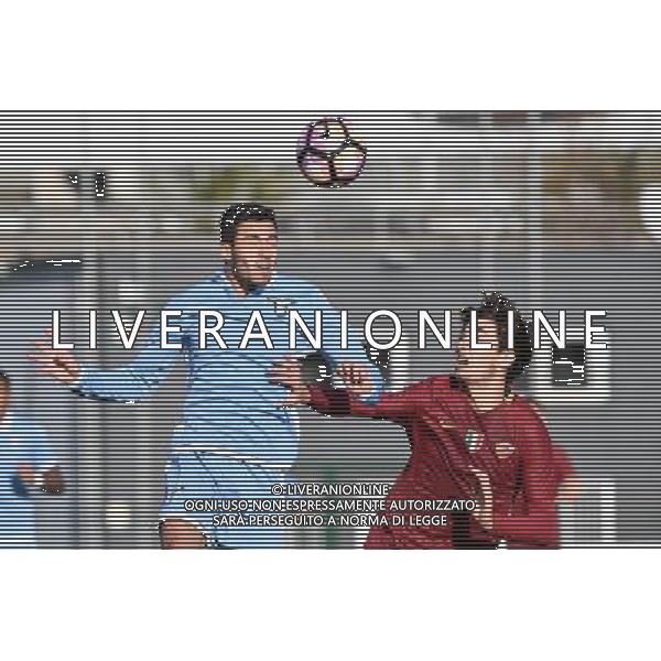 Tim Cup Primavera 2016-2017 Quarti di finale Roma - 21.12.2016 - Stadio Tre Fontane - Roma vs Lazio - nella foto: Irlian Ceka e Edoardo Soleri / Ph. Corradetti-Ag. Aldo Liverani / AGENZIA ALDO LIVERANI SAS