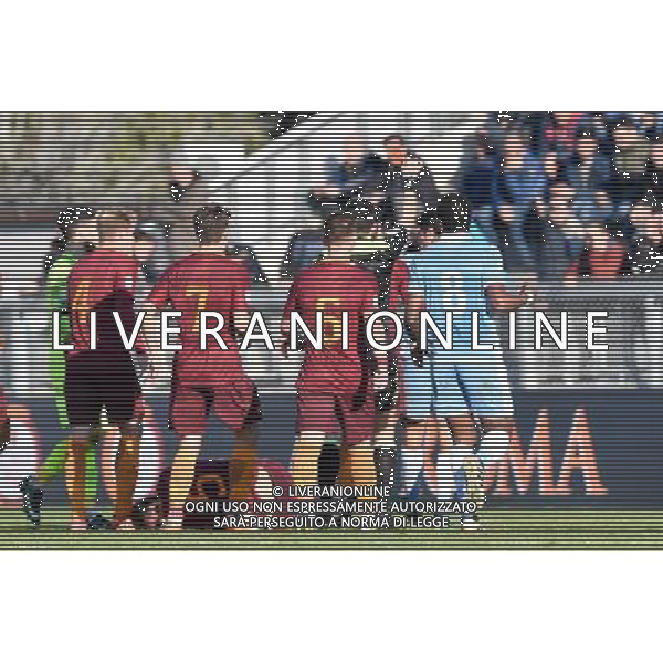Tim Cup Primavera 2016-2017 Quarti di finale Roma - 21.12.2016 - Stadio Tre Fontane - Roma vs Lazio - nella foto: L\'espulsione di Alessandro Rossi / Ph. Corradetti-Ag. Aldo Liverani / AGENZIA ALDO LIVERANI SAS