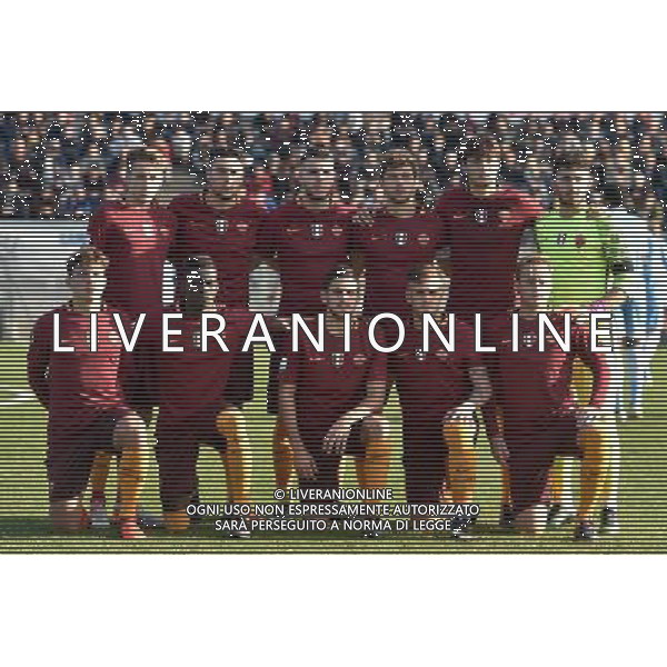Tim Cup Primavera 2016-2017 Quarti di finale Roma - 21.12.2016 - Stadio Tre Fontane - Roma vs Lazio - nella foto: La formazione della Roma / Ph. Corradetti-Ag. Aldo Liverani