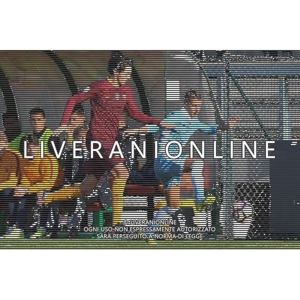 Tim Cup Primavera 2016-2017 Quarti di finale Roma - 21.12.2016 - Stadio Tre Fontane - Roma vs Lazio - nella foto: Gianmarco Spiezzio e Edoardo Soleri / Ph. Corradetti-Ag. Aldo Liverani