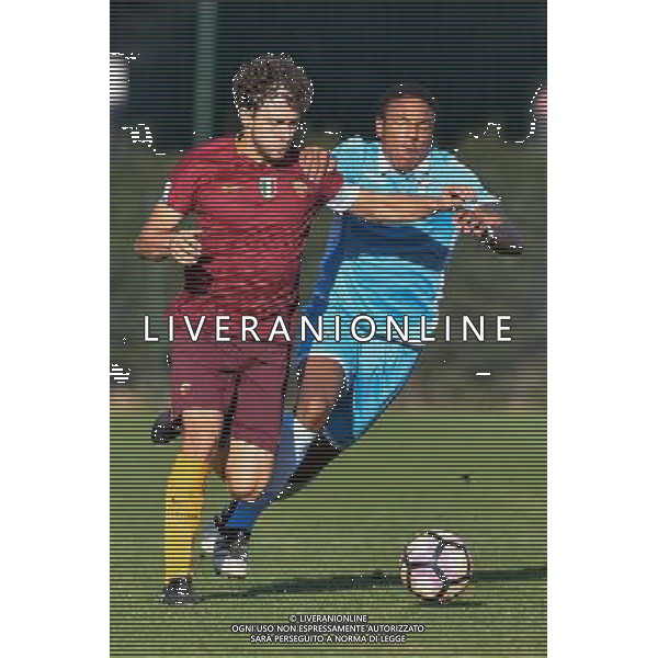 Tim Cup Primavera 2016-2017 Quarti di finale Roma - 21.12.2016 - Stadio Tre Fontane - Roma vs Lazio - nella foto: Eros De Santis e Michael Folorunsho / Ph. Corradetti-Ag. Aldo Liverani
