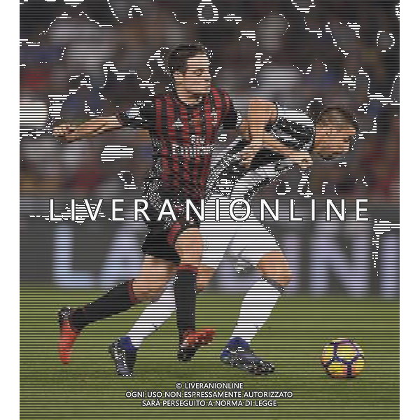 Supercoppa Italiana TIM 2016 Doha (Qatar) - 23.12.2016 Juventus-Milan Nella Foto:Giacomo Bonaventura e Sami Khedira /Ag. Aldo Liverani