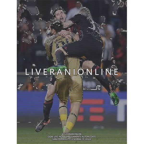 Supercoppa Italiana TIM 2016 Doha (Qatar) - 23.12.2016 Juventus-Milan Nella Foto:La festa di Juraj Kucka, Gianluigi Donnarumma e Alessio Romagnoli /Ag. Aldo Liverani