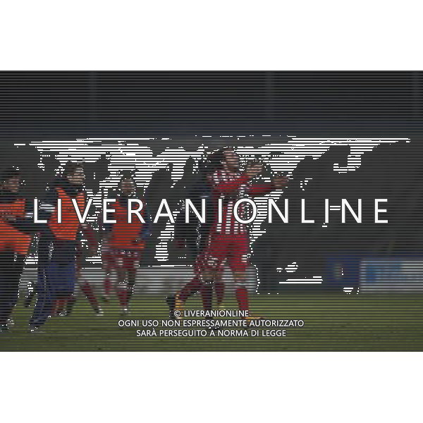 FORLI\' vs VENEZIA Campionato Lega Pro 20Âª giornata Girone B 23/12/2016 nella foto: ESULTANZA CAPELLINI Â©CLAUDIO ZAMAGNI/AGENZIA ALDO LIVERANI S.A.S.