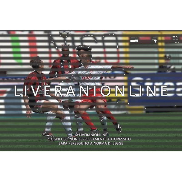 MILANO 30-04-2000 CAMPIONATO DI SERIE A MILAN PIACENZA NELLA FOTO FRANCESCO STATUTO DFP-AG ALDO LIVERANI SAS