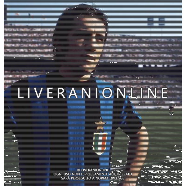 Roberto Boninsegna calciatore Inter - anni \'70 ph archivio ag. aldo liverani sas