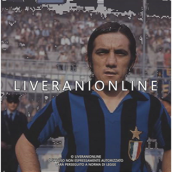 Roberto Boninsegna calciatore Inter - anni \'70 ph archivio ag. aldo liverani sas