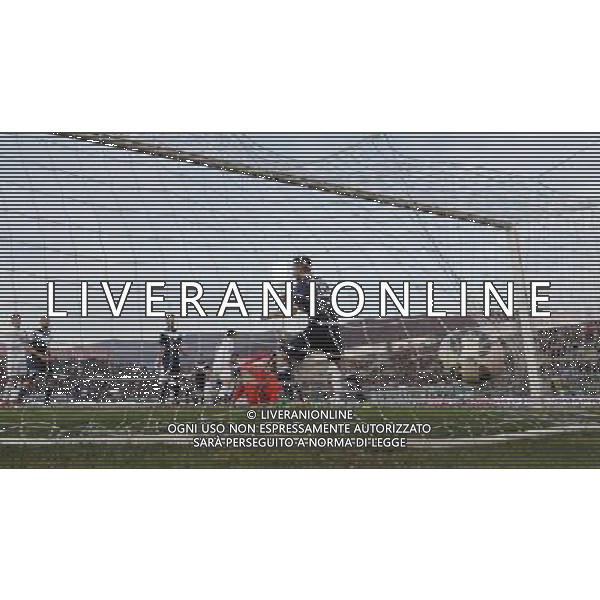gol 1-1 di Mustacchio ,Brescia-Pro Vercelli partita di serie B ,Brescia 24 dicembre 2016. AG ALDO LIVERANI SAS