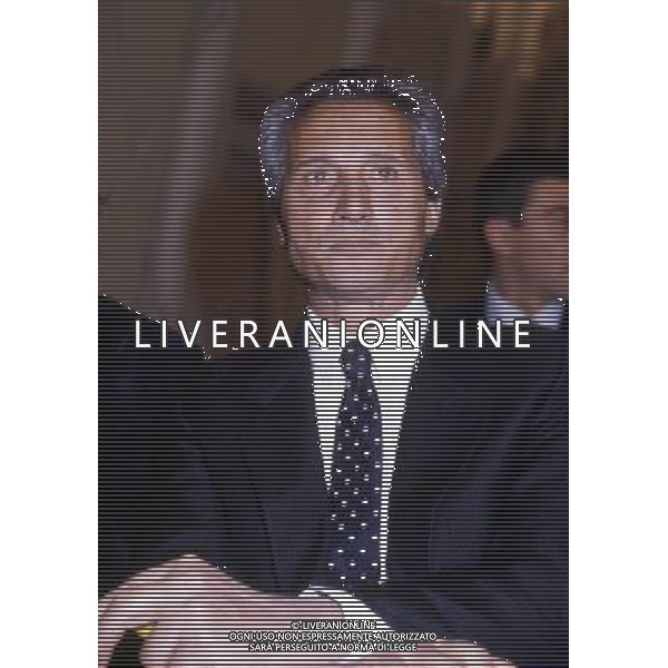 RETROSPETTIVA SERGIO CRAGNOTTI INDUSTRIALE E PRESIDENTE DELLA LAZIO CALCIO NELLA FOTO SERGIO CRAGNOTTI PRESIDENTE LAZIO AG ALDO LIVERANI SAS