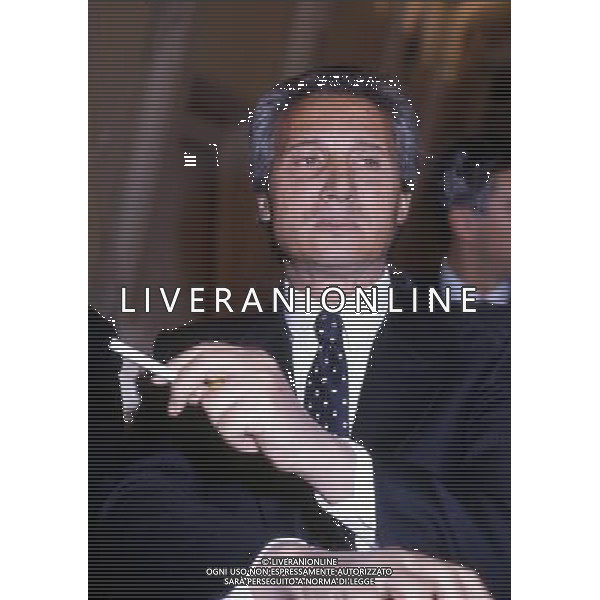 RETROSPETTIVA SERGIO CRAGNOTTI INDUSTRIALE E PRESIDENTE DELLA LAZIO CALCIO NELLA FOTO SERGIO CRAGNOTTI PRESIDENTE LAZIO AG ALDO LIVERANI SAS