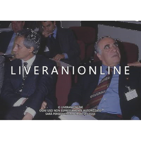 RETROSPETTIVA SERGIO CRAGNOTTI INDUSTRIALE E PRESIDENTE DELLA LAZIO CALCIO NELLA FOTO SERGIO CRAGNOTTI PRESIDENTE LAZIO CON FRANCO SENSI AG ALDO LIVERANI SAS