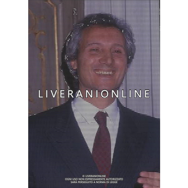 RETROSPETTIVA SERGIO CRAGNOTTI INDUSTRIALE E PRESIDENTE DELLA LAZIO CALCIO NELLA FOTO SERGIO CRAGNOTTI PRESIDENTE LAZIO AG ALDO LIVERANI SAS