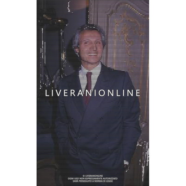 RETROSPETTIVA SERGIO CRAGNOTTI INDUSTRIALE E PRESIDENTE DELLA LAZIO CALCIO NELLA FOTO SERGIO CRAGNOTTI PRESIDENTE LAZIO AG ALDO LIVERANI SAS